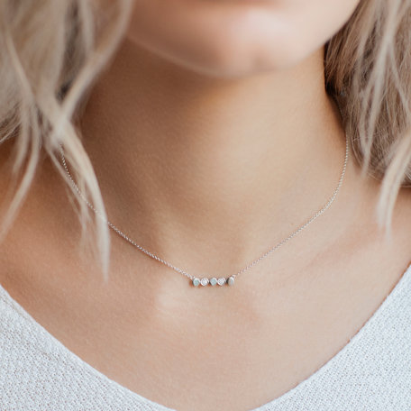 Diamond necklace Glossy Dots