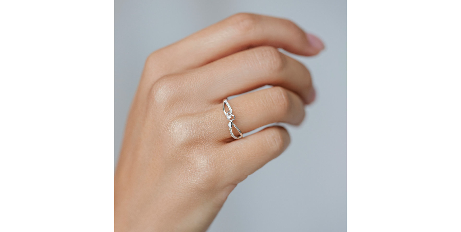 Diamond ring Lovely Heart