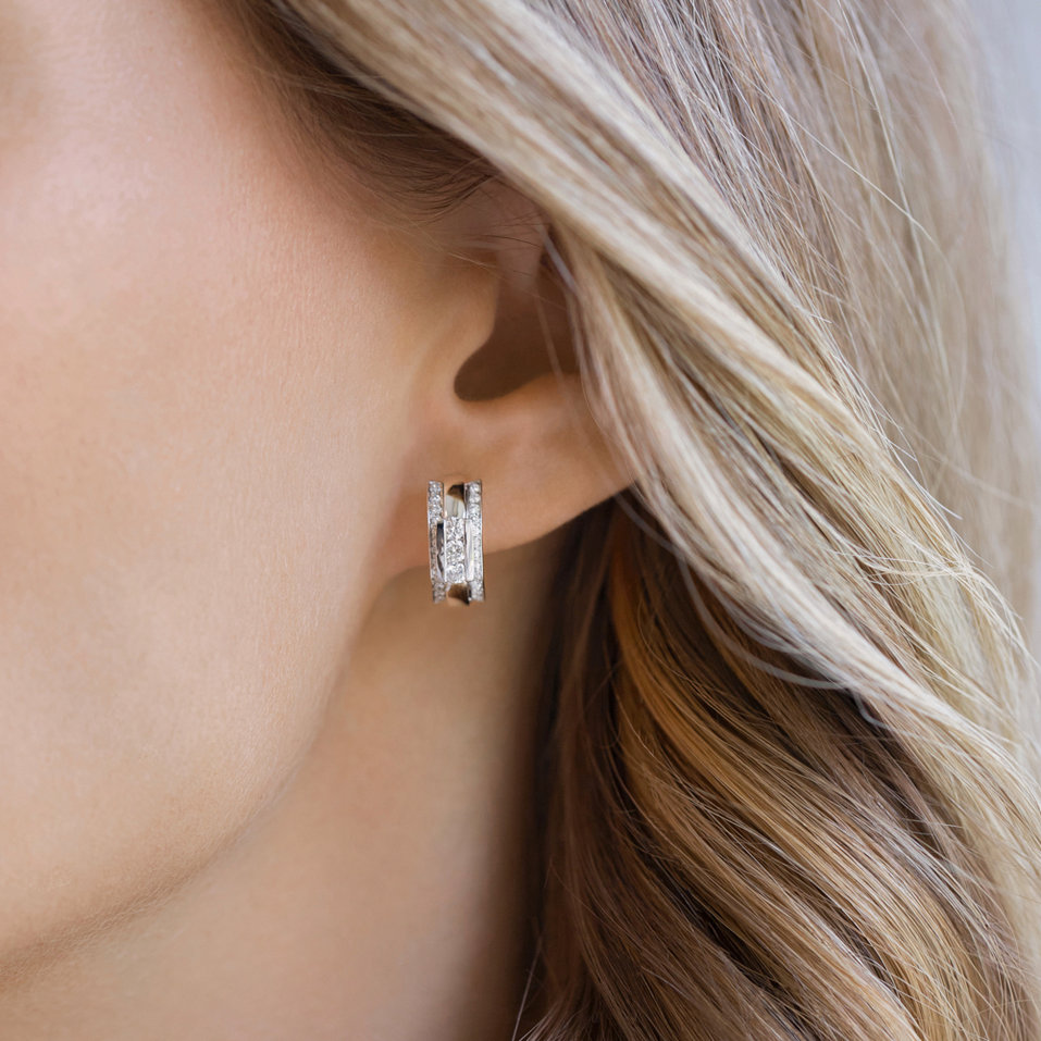 Diamond earrings Amazing Mosaic