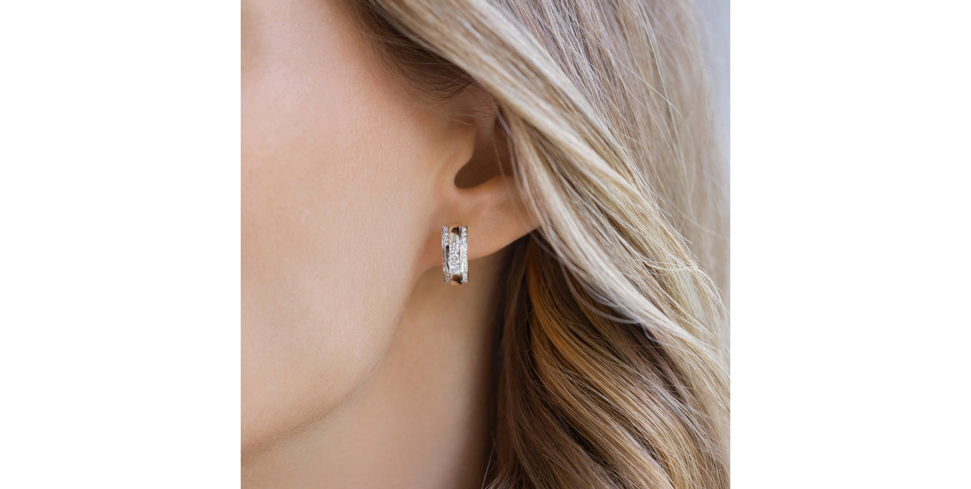 Diamond earrings Amazing Mosaic