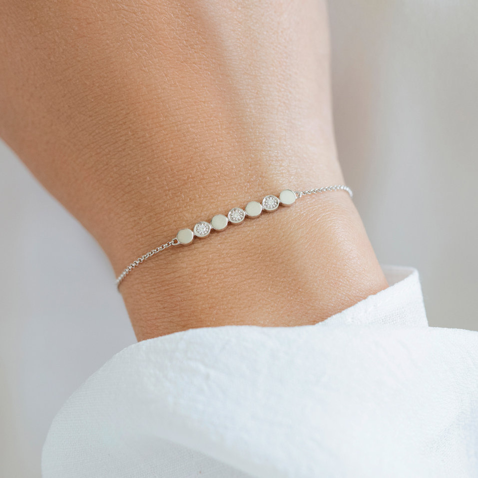 Diamond bracelet Sparkling Circles