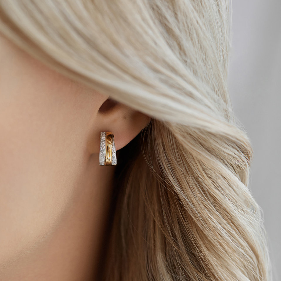 Diamond earrings Sparkling Dew