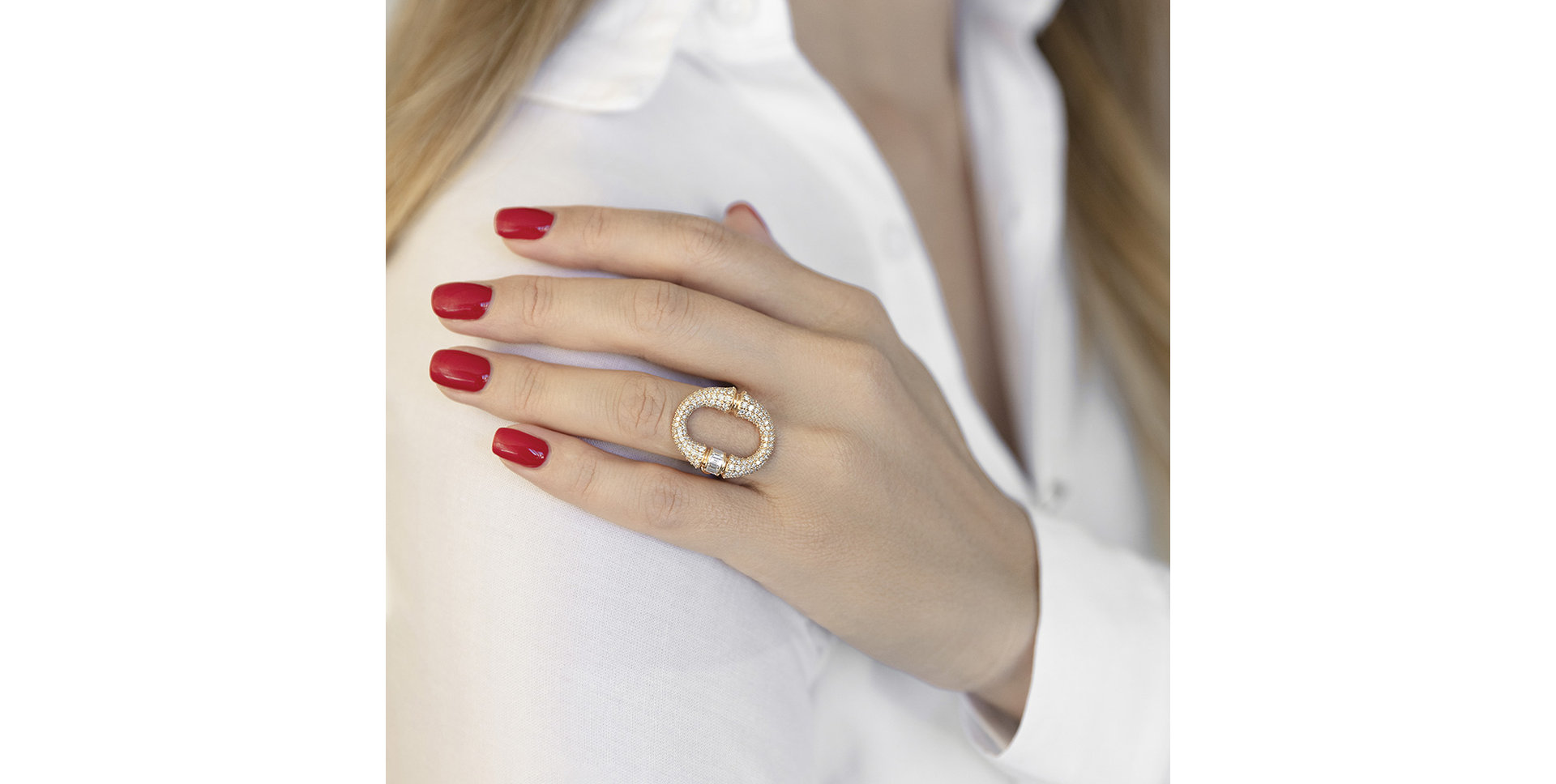 Diamond ring Morpheus Ribbon