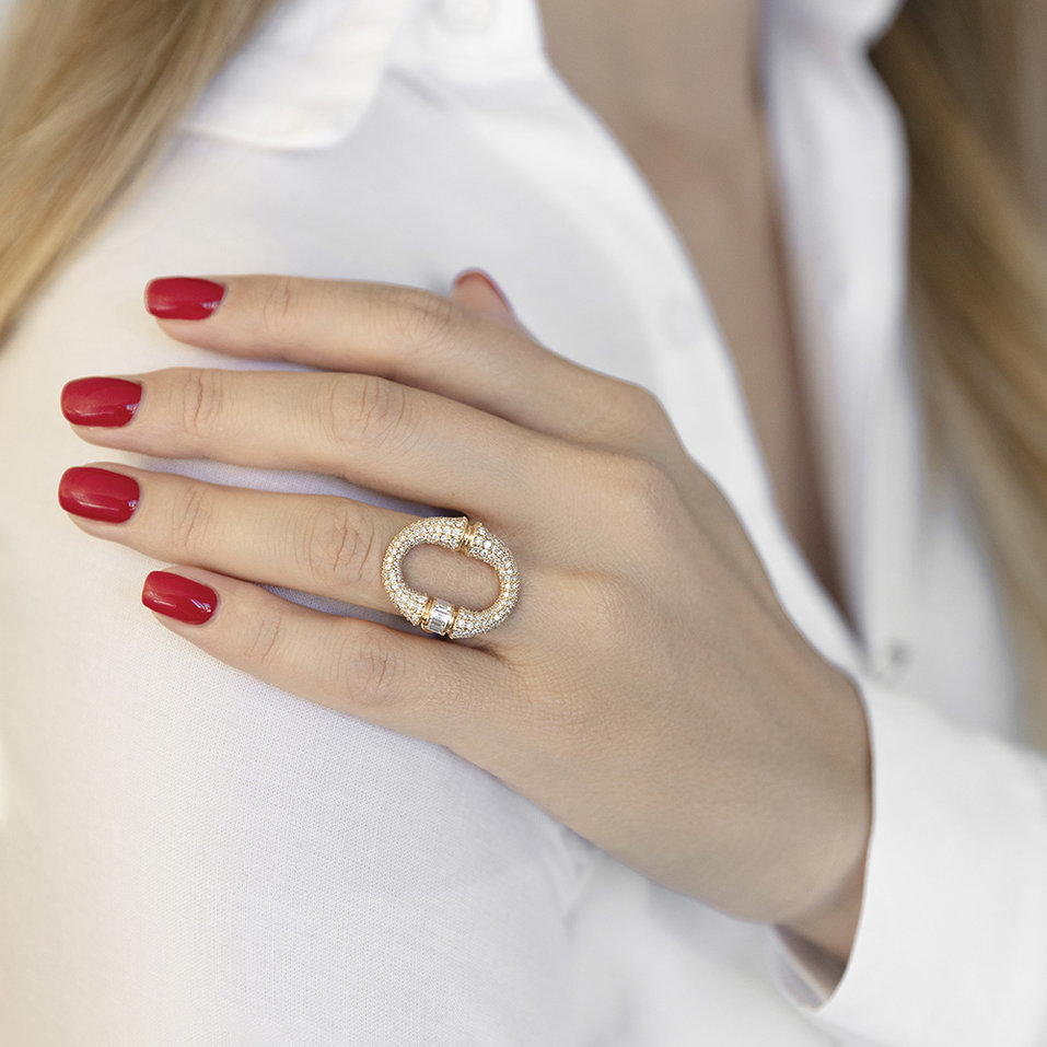 Diamond ring Morpheus Ribbon