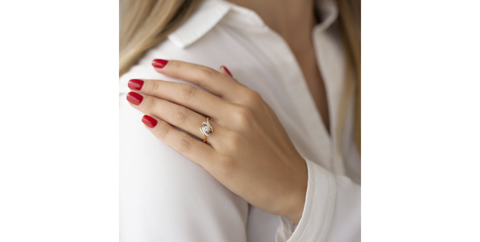 Diamond ring Roseline