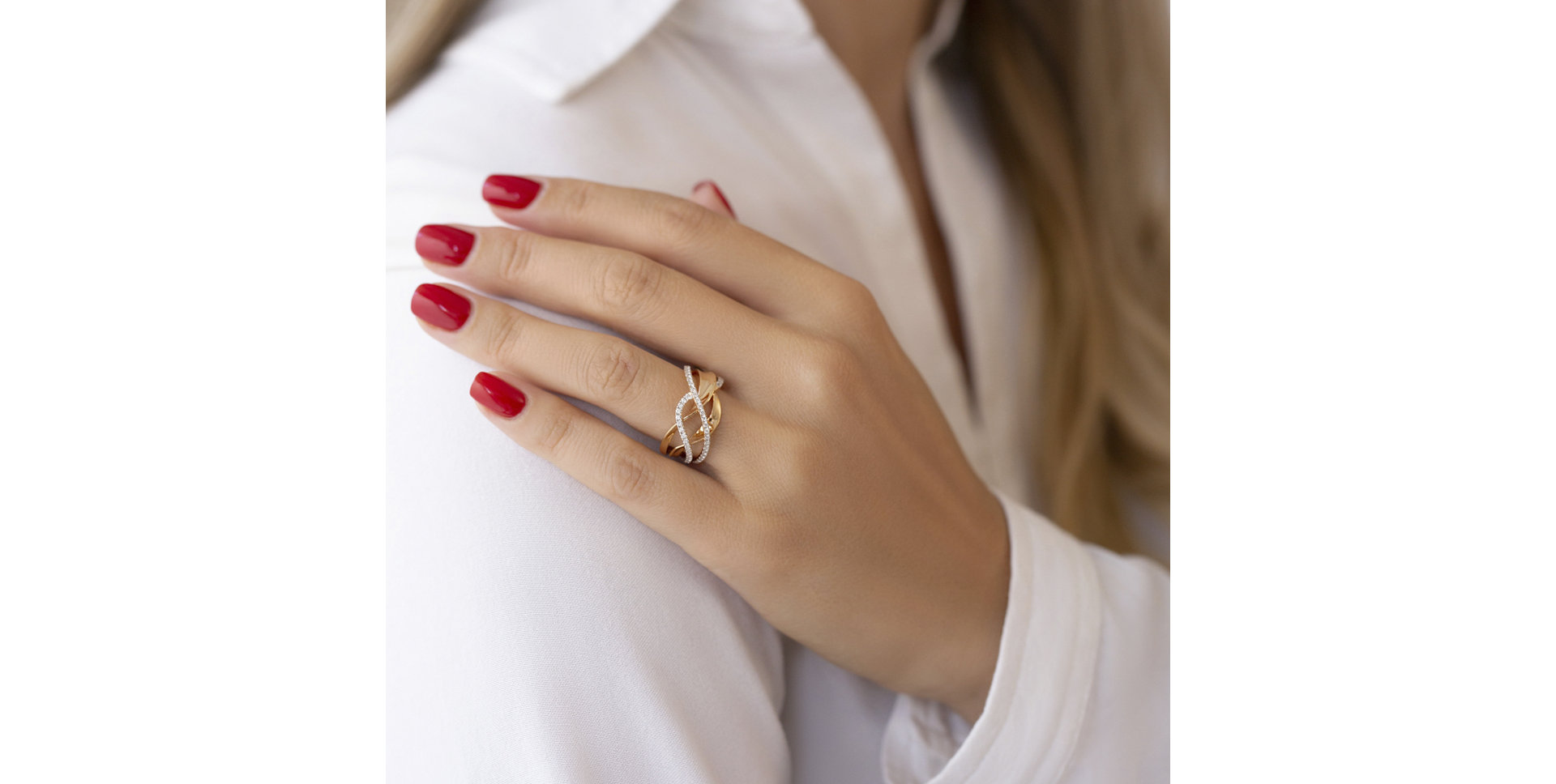 Diamond ring Pink Dream