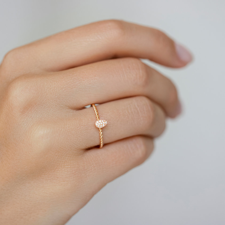 Diamond ring Endless Drop