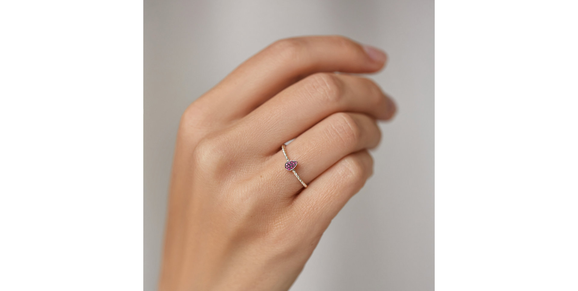 Ring with Ruby Witching Passion