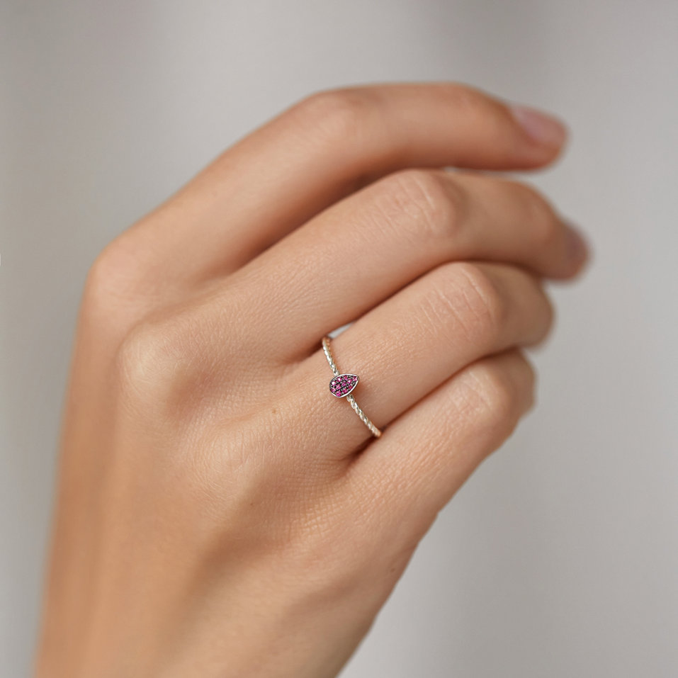 Ring with Ruby Witching Passion