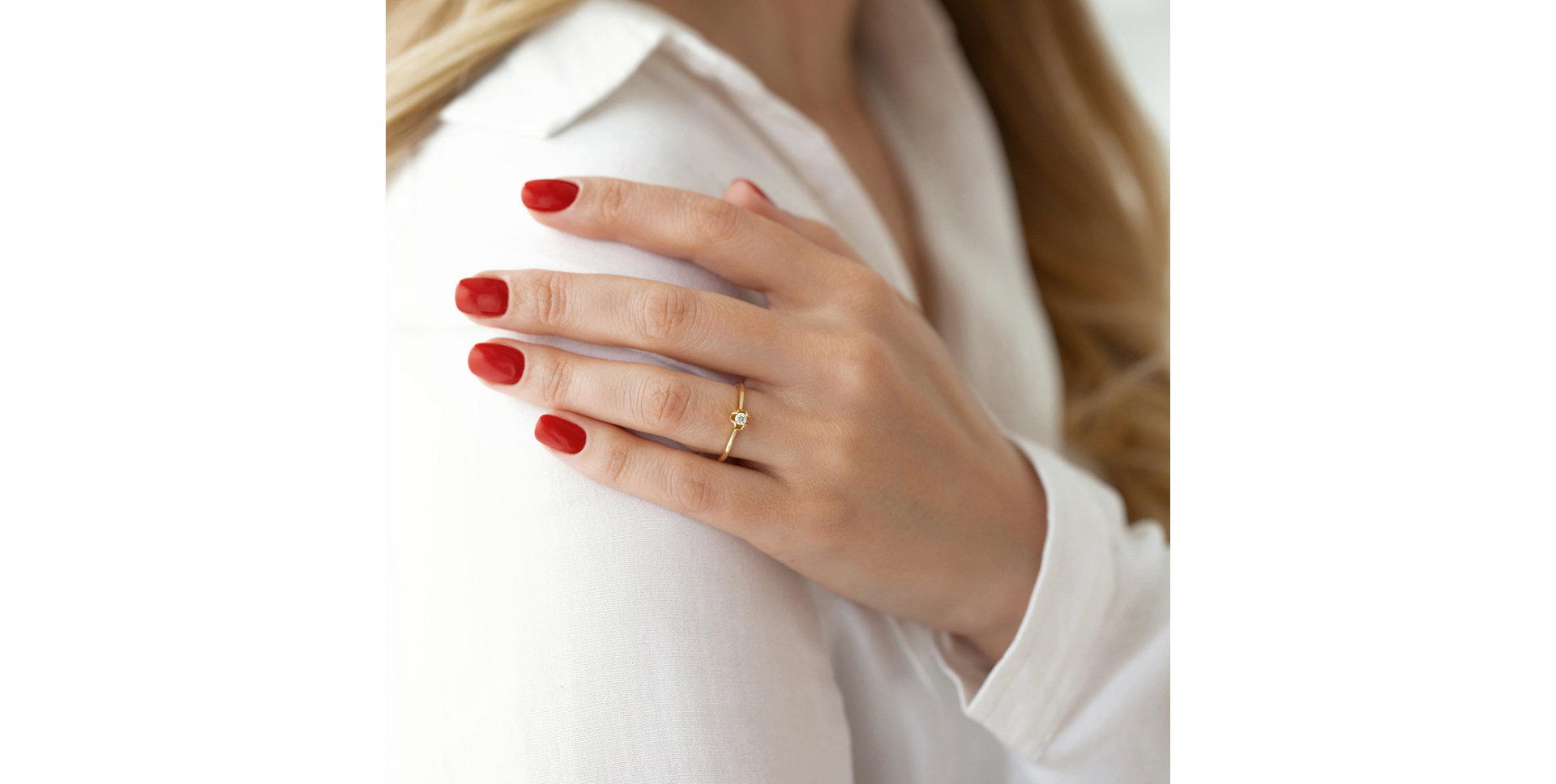 Diamond ring Guardian Kiss