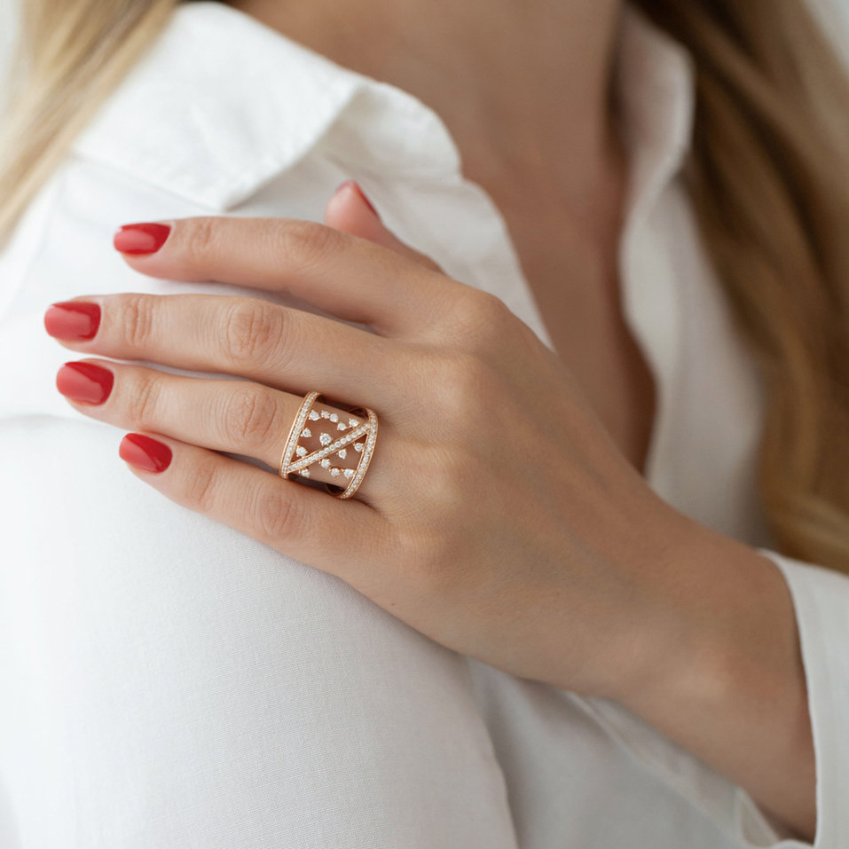 Diamond ring Midnight Goddess