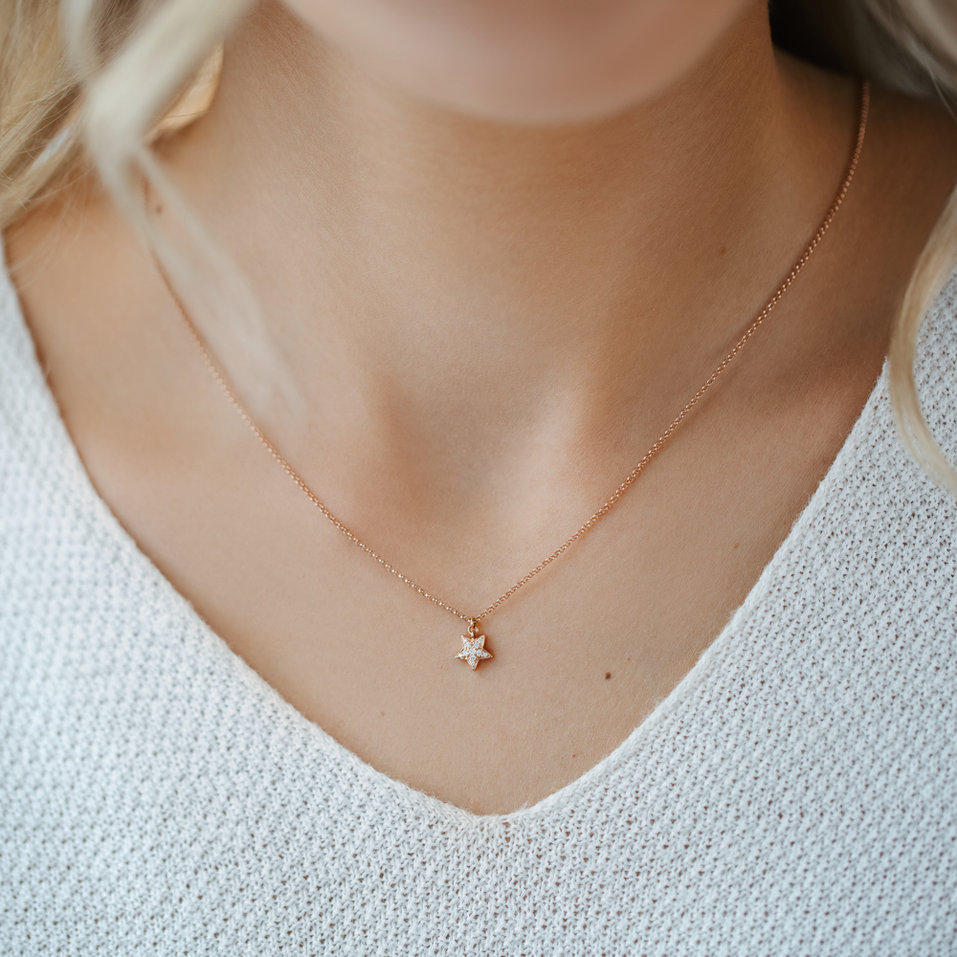 Diamond necklace Waterfall Heaven