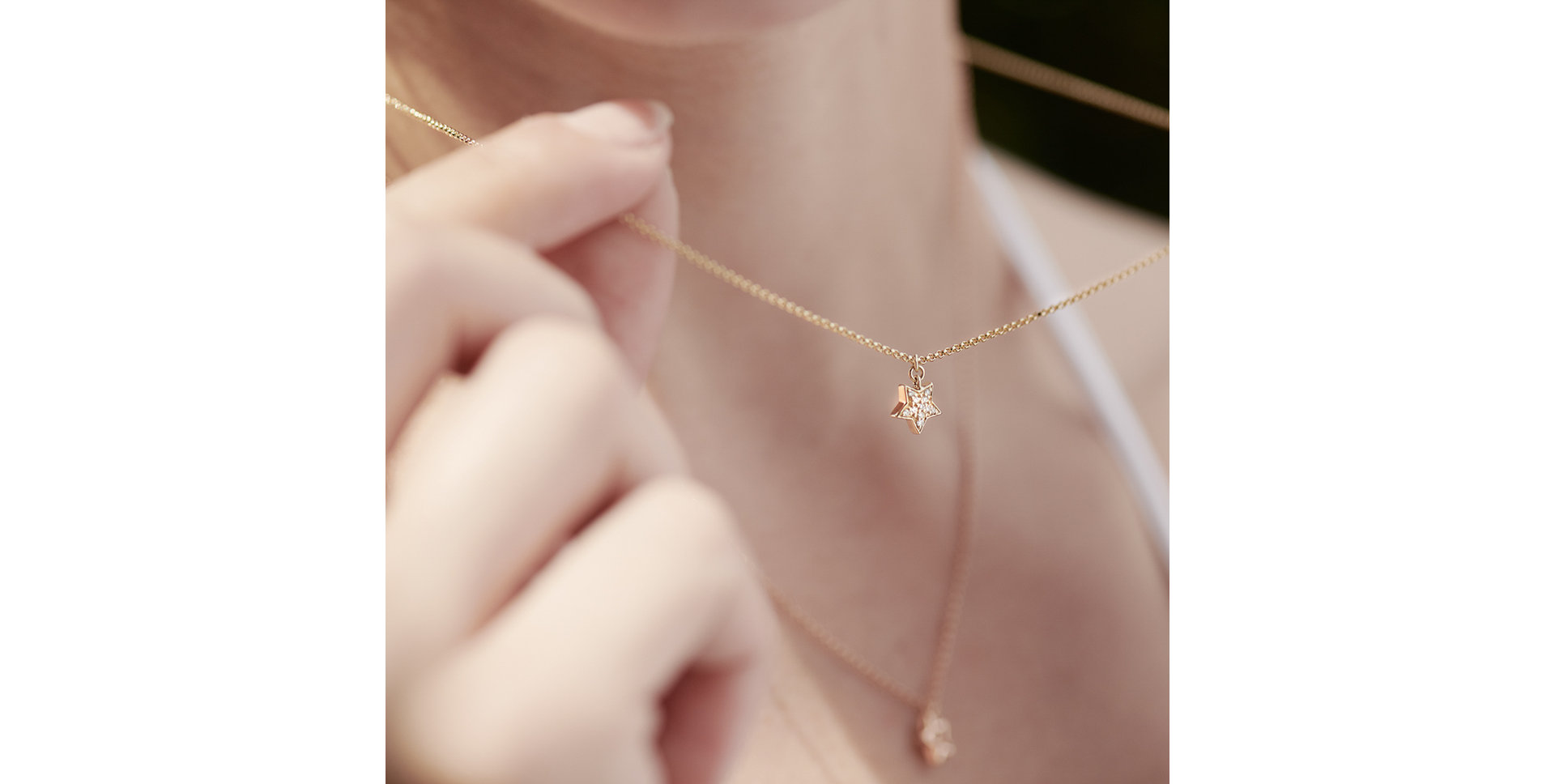 Diamond necklace Waterfall Heaven