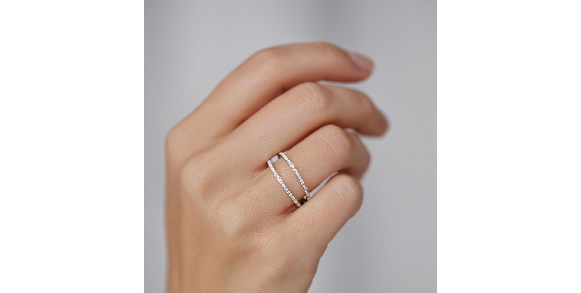 Diamond ring Double Beauty