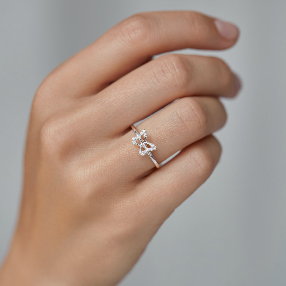 Diamond ring Butterfly Constellation