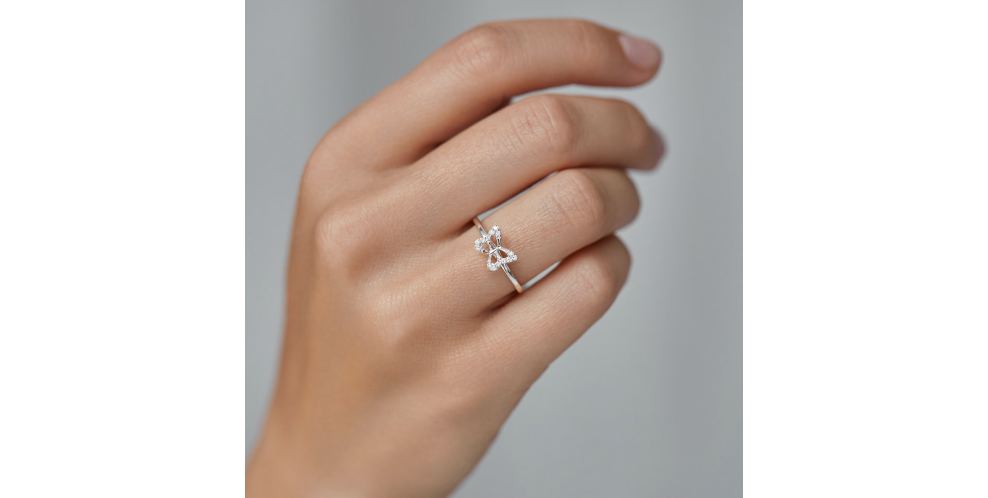 Diamond ring Butterfly Constellation