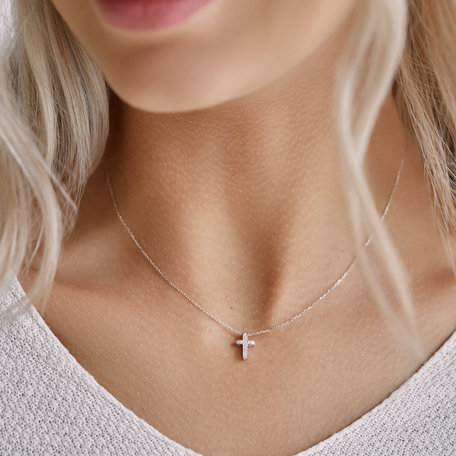 Diamond pendant Luxury Cross