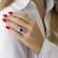 Diamond ring with Tanzanite Eternal Sky3