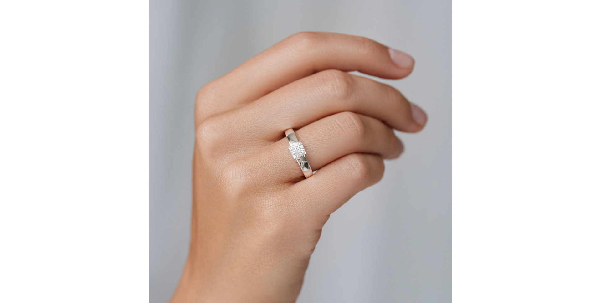 Ring with brown diamonds Secret Ray