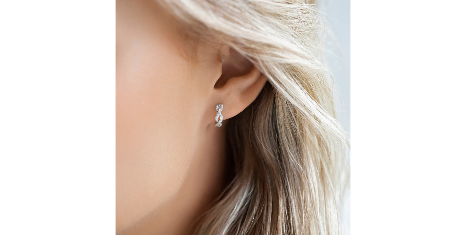 Earrings with black diamonds Dream Symphony