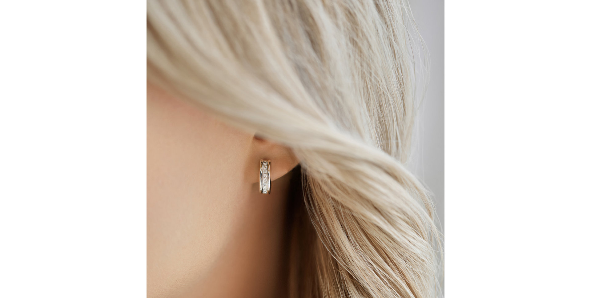 Earrings with brown diamonds Ray of Light