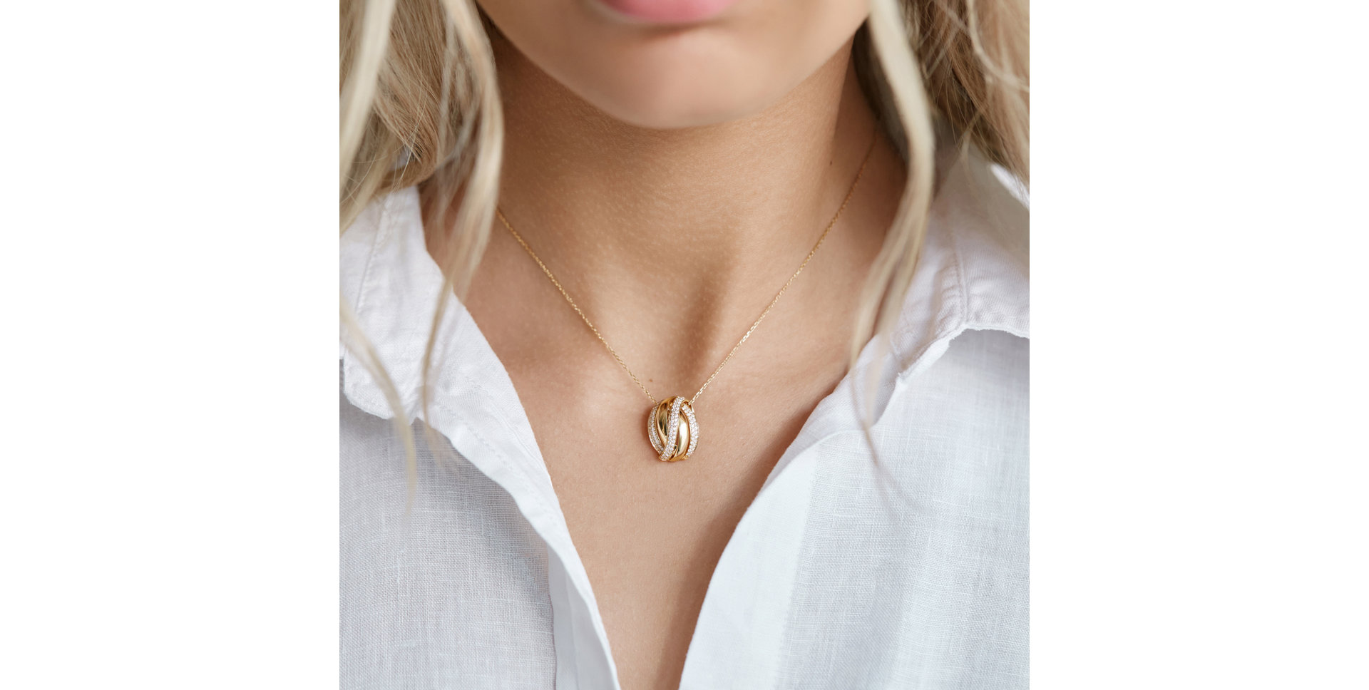 Diamond pendant Sparkle Édith