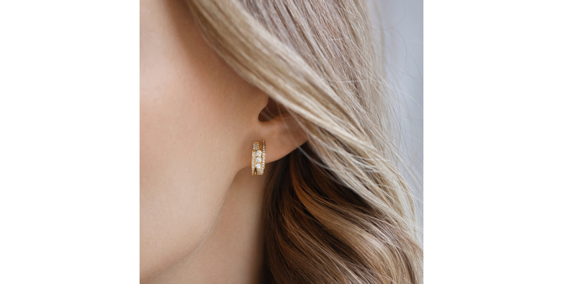 Diamond earrings Galaxy Secret