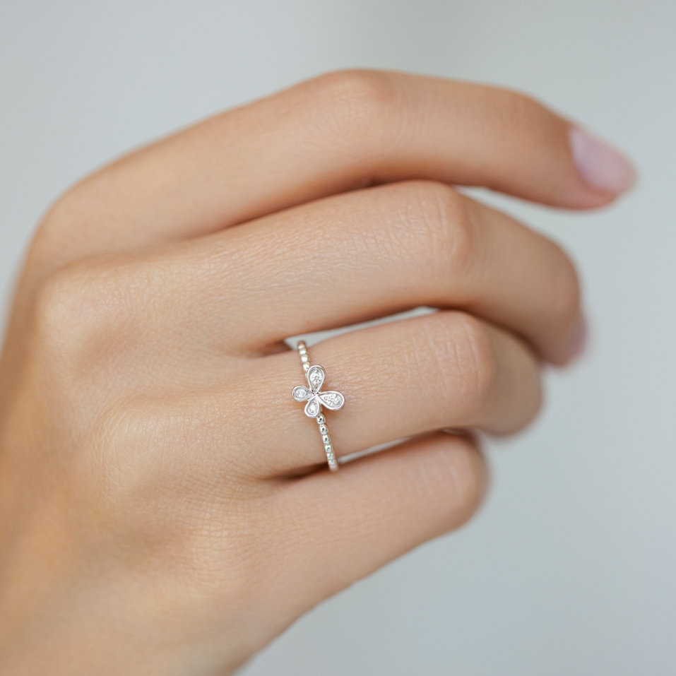 Diamond ring Butterfly