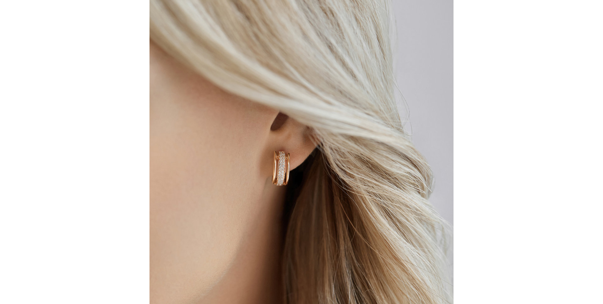 Earrings with brown diamonds Daylight Glory