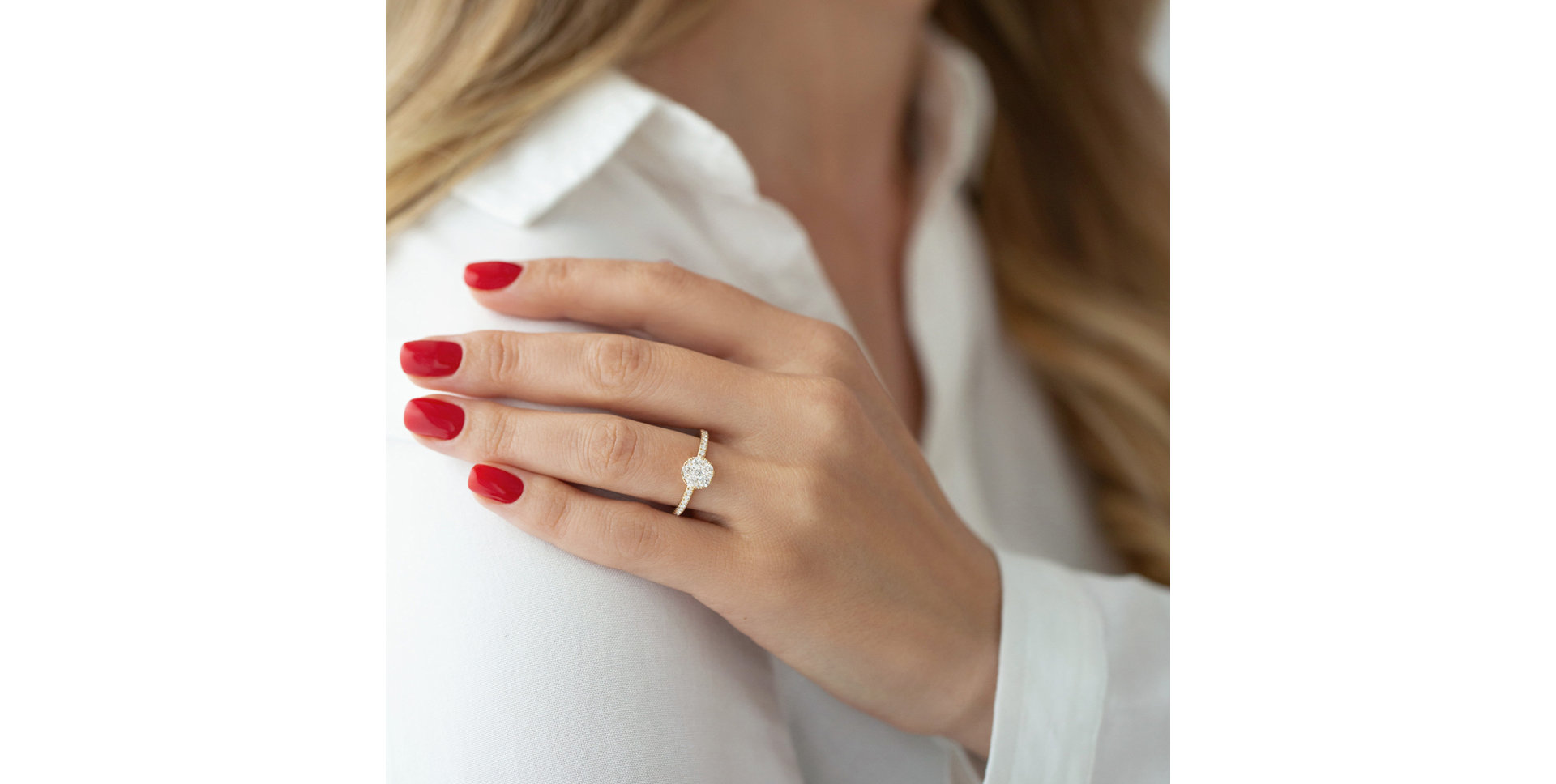 Ring with brown diamonds Sunshine Opus