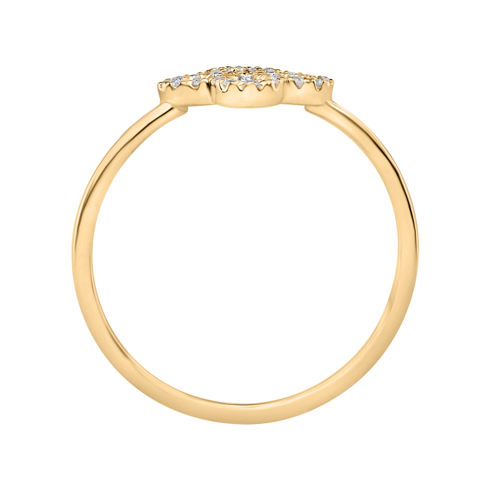 Diamond ring Glamorous Petals