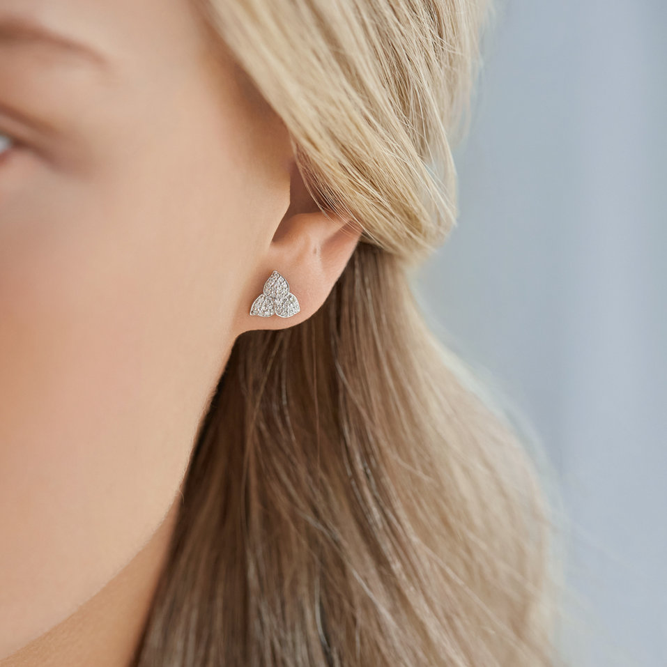 Diamond earrings Shine Poem