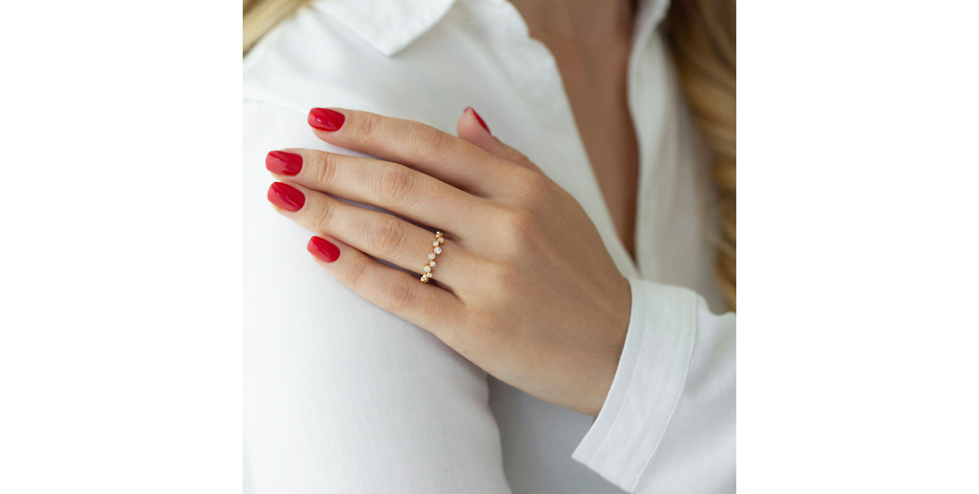 Diamond ring Virgin Tears