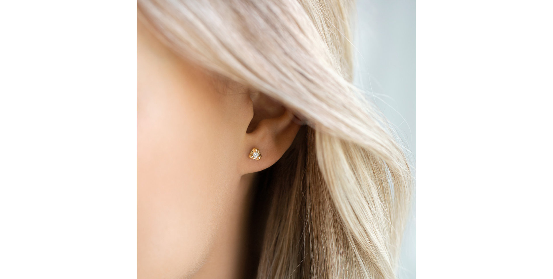 Diamond earrings Full Hearts