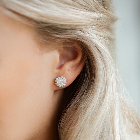 Diamond earrings Evening Sky