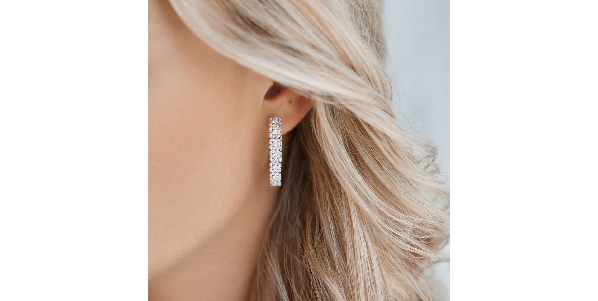 Earrings with black diamonds Charming Passion