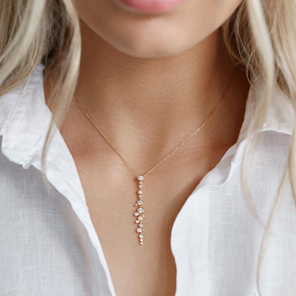 Diamond pendant Heaven Waterfall