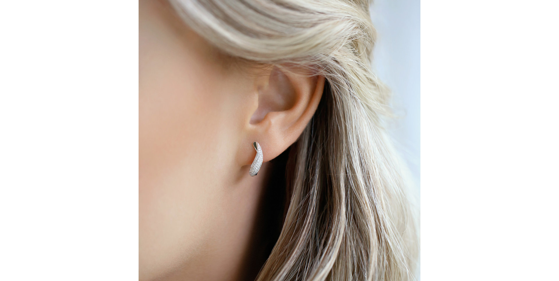 Diamond earrings Divine Moon