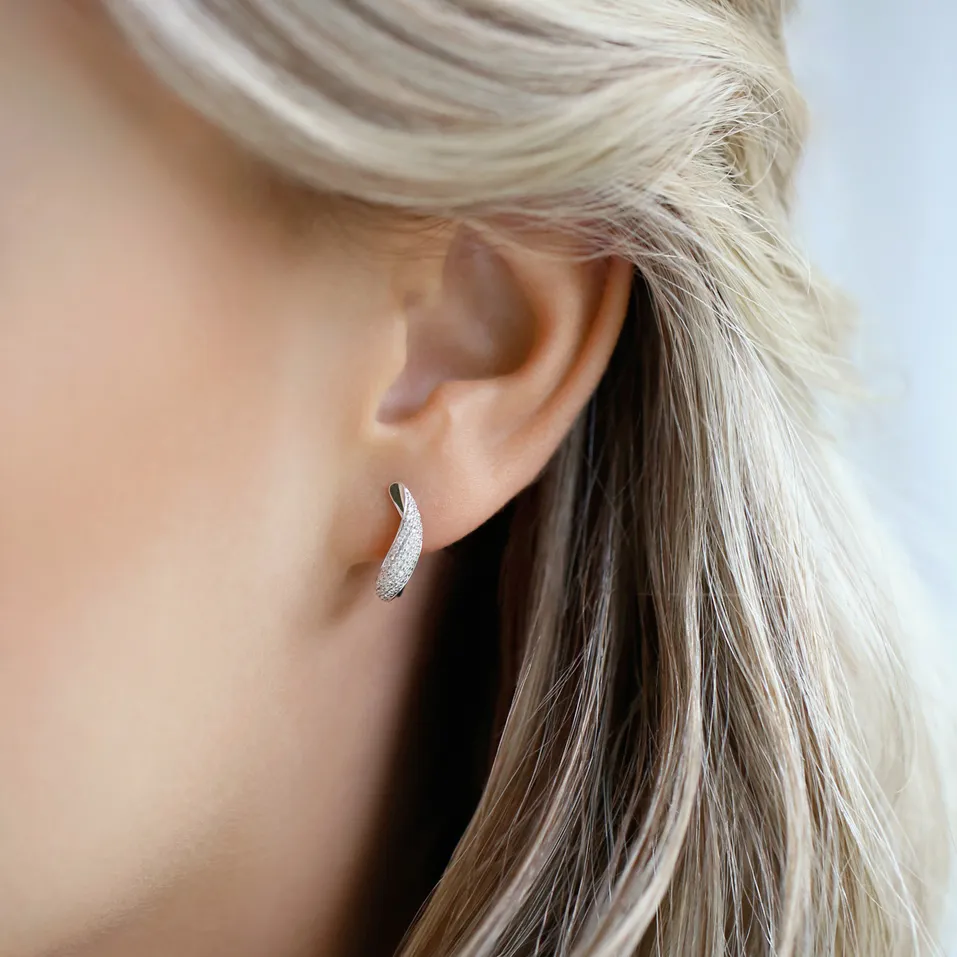 Diamond earrings Divine Moon