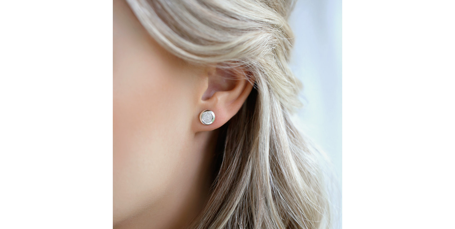 Diamond earrings Space Mosaic