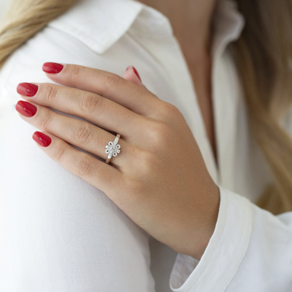 Diamond ring Flower Miracle