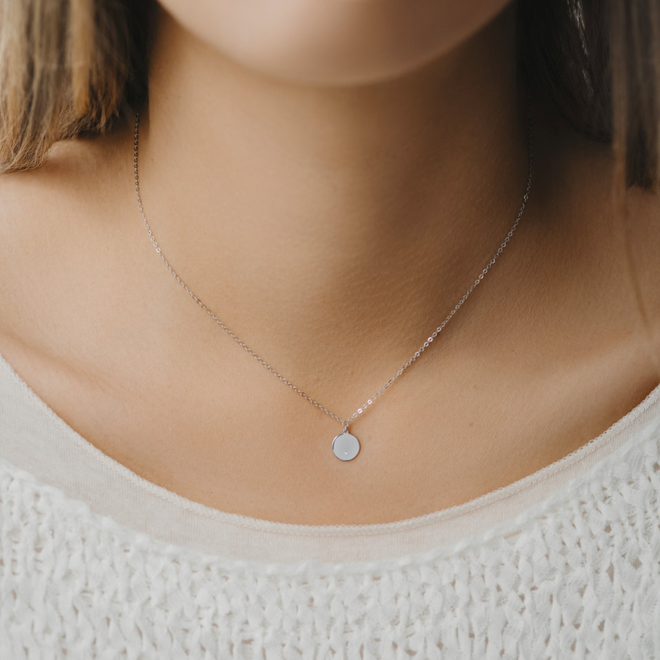 Diamond necklace Infinity