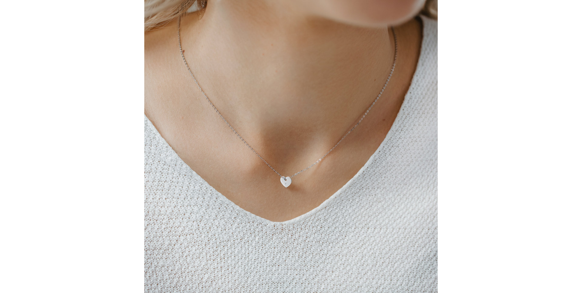 Diamond necklace Love Symbol