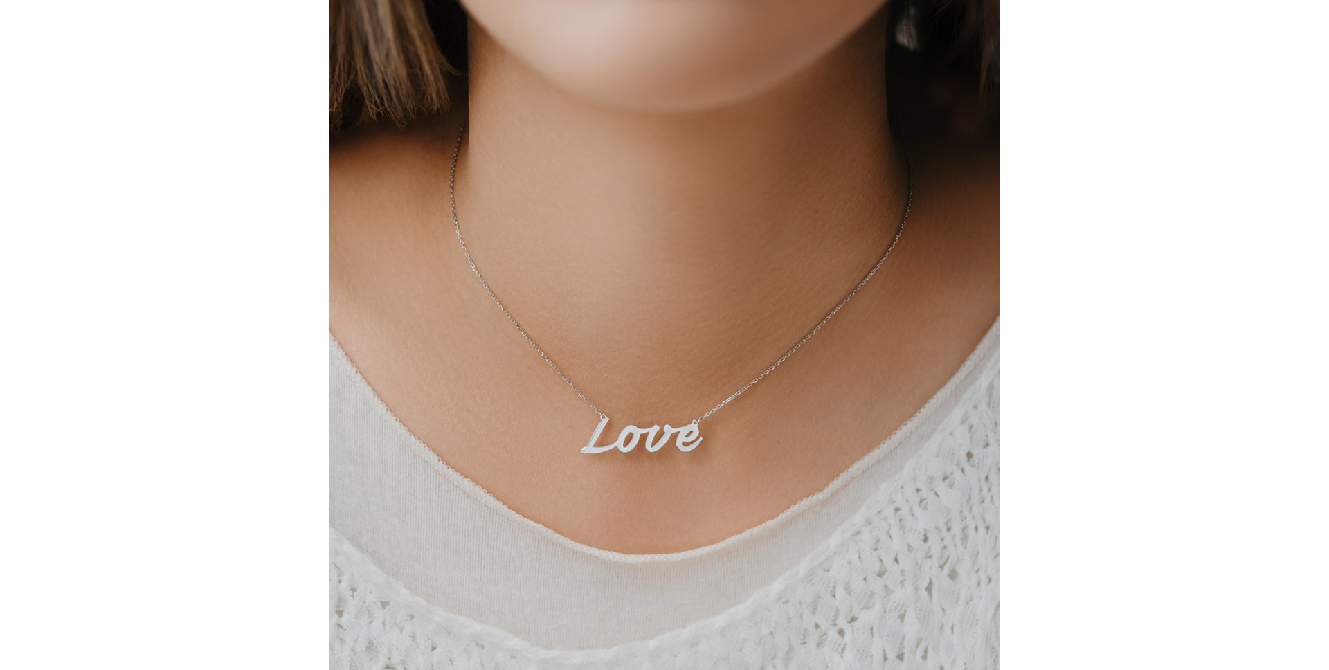 Diamond necklace Love Treasure