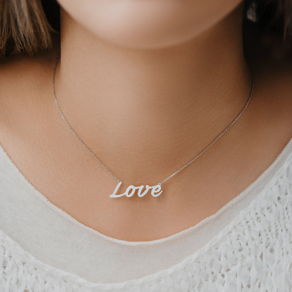Diamond necklace Love Treasure