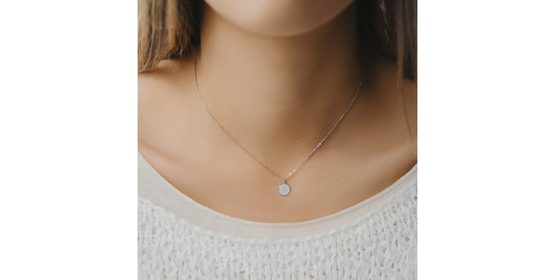 Diamond necklace Infinity