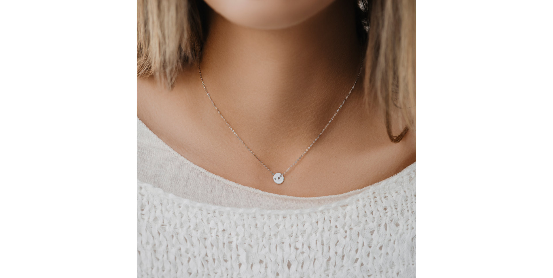 Diamond necklace My World