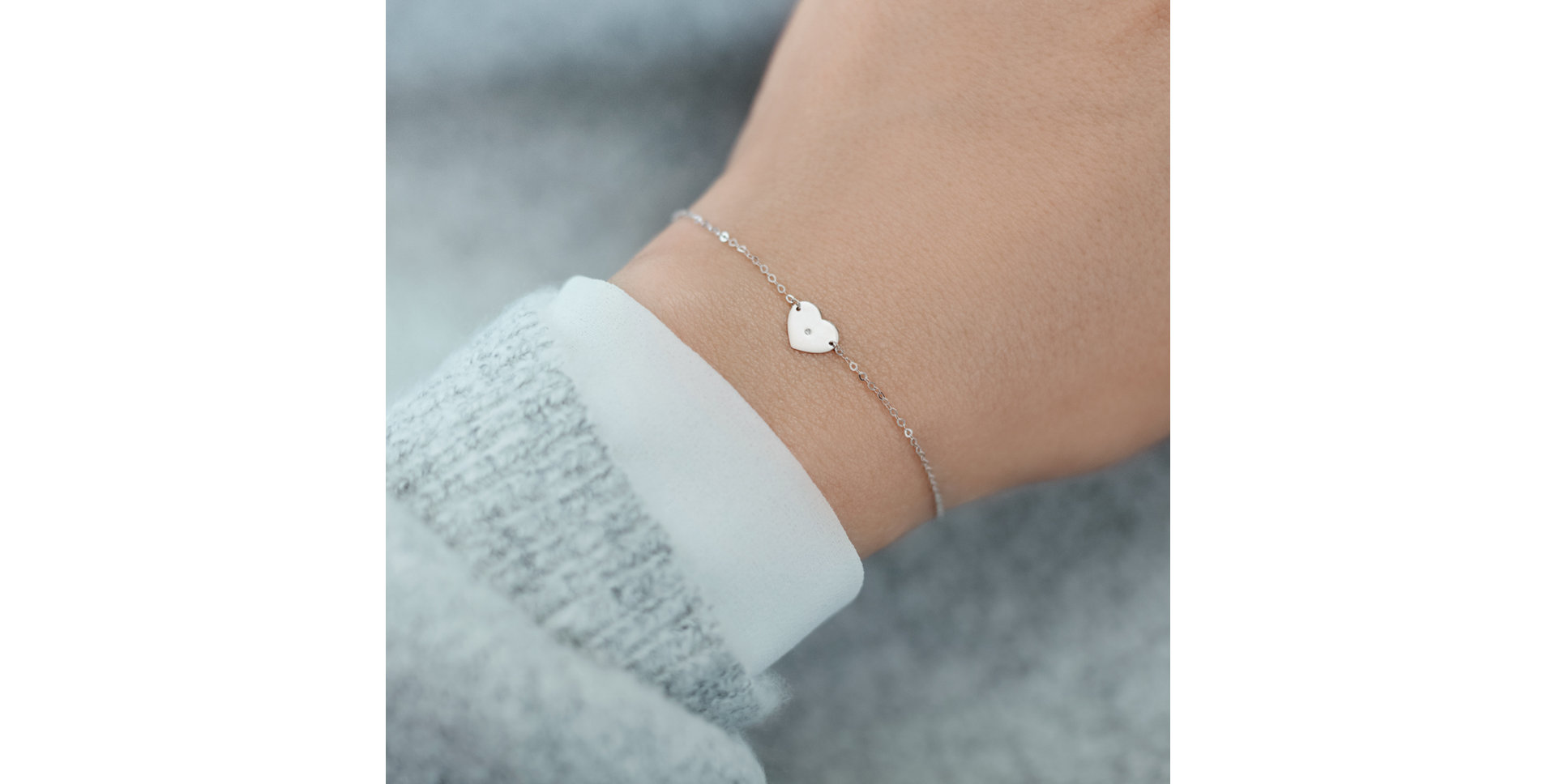 Diamond bracelet My Heart