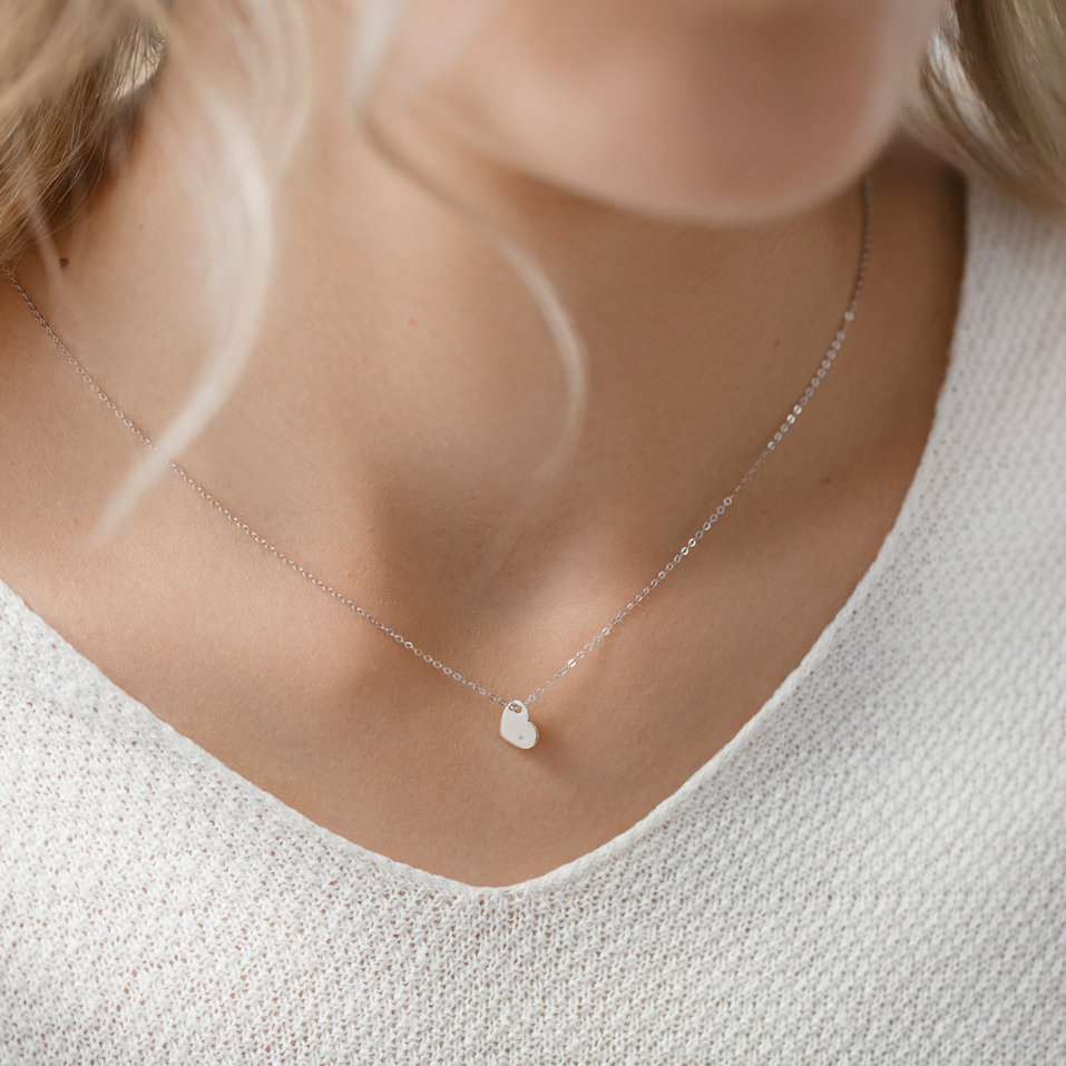 Diamond necklace Promise Love