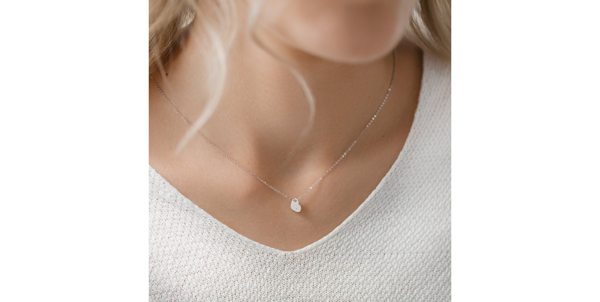 Diamond necklace Promise Love